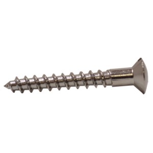 CenturionĀ® 1 1/4" x 8 CP Slotted Brass Woodscrews with Raised Head (200)