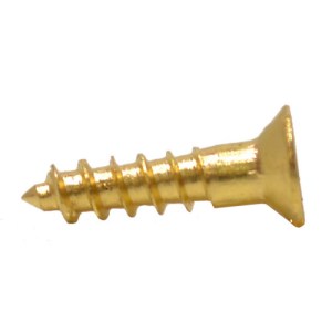 CenturionĀ® 1/2" x 4 SC Slotted Brass Woodscrews with Countersunk Head (200)