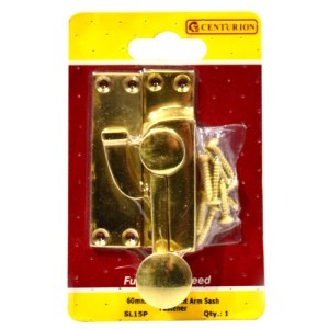 CenturionĀ® 60mm PB Quadrant Arm Sash Fastener
