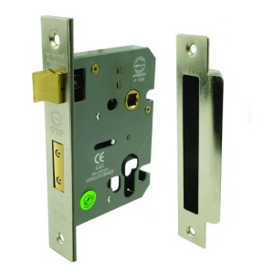 Centurion® Euro Sash Lock Case, Satin Chrome Plated, 75mm