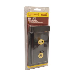 Centurion® Rim Locks, Black, 155mm x 105mm