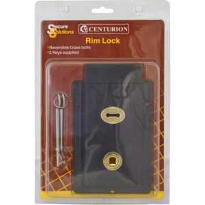 Centurion® Rim Locks, Black, 145mm x 80mm