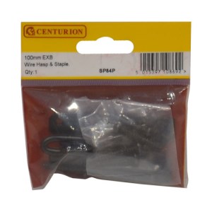 Centurion® 100mm (4") EXB Wire Hasp & Staple