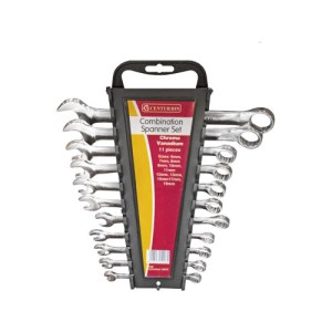 Centurion® Combination Spanner Set, Polished Head, 11pc, 6-19mm