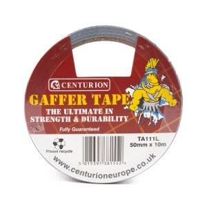 Centurion® Silver Gaffer Tape 50mm x 10m Roll