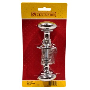 Centurion® Chromed Rim Knob Set, 50mm Dia.