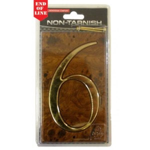 CenturionĀ® Walnut/Gold Numbered Plaque 6