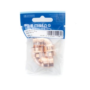 Plumbing Solutions® Copper Elbow Solder Ring, 15mm