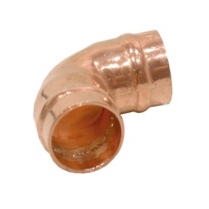 Plumbing SolutionsĀ® 15mm Solder Ring Copper Elbow (Pack of 5)