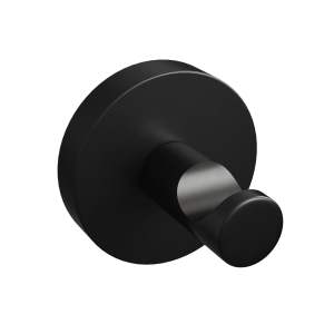 ROTHLEY Round Robe Hook Matt Black