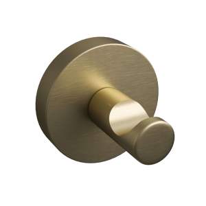 ROTHLEY Round Robe Hook Satin Brass