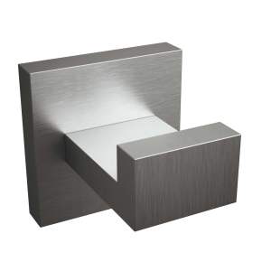 ROTHLEY Square Robe Hook Brushed Silver