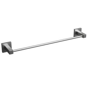 ROTHLEY Square Towel Rail 450mm Brushed Silver
