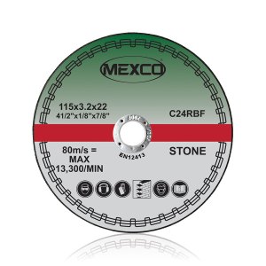 MEXCO Abrasive Wheel 115mm Flat Cutting - Stone