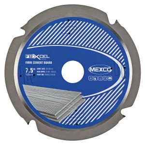 MEXCO 185 X 2.2mm X 4t Fibre Cement Board Pcd Blade
