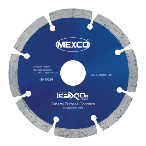 MEXCO 115mm Concrete X10 Grade (8mm Segment Height)