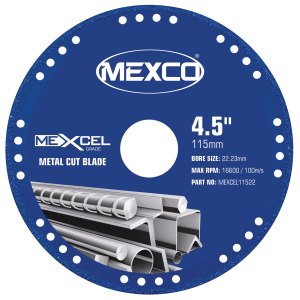 MEXCO 115mm Metal Cutting Blade Xcel Grade 22.23mm Bore