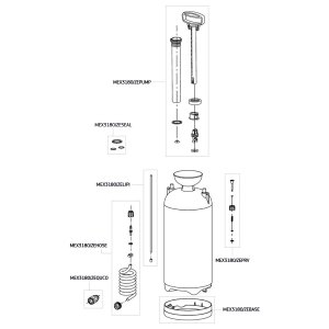 MEXCO 3180 14l Bottle 'o' Ring