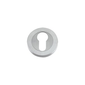 FULTON & BRAY Euro Profile Escutcheon 50 x 8mm Satin Chrome