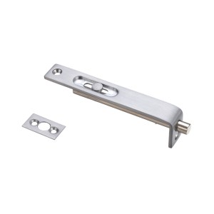 FULTON & BRAY Sunk Slide Flush Bolt 17 x 100mm Satin Chrome