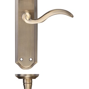 FULTON & BRAY Winchester Lever Latch Furniture 180 x 48mm Florentine Bronze