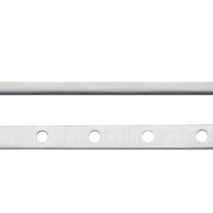 FULTON & BRAY Bulb End Casement Stay 12" Satin Chrome