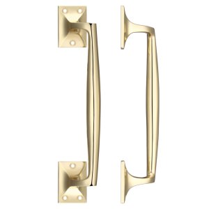 FULTON & BRAY Cast Brass Pull Handle - 250mm Polished Brass