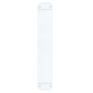 FULTON & BRAY Finger Plate for FB114LCP and FB114RCP - 370 x 64mm Polished Chrome
