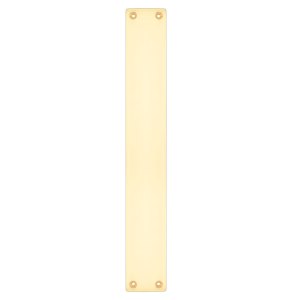 FULTON & BRAY Finger Plate for FB112B - 425 x 60mm Polished Brass