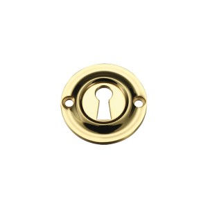 FULTON & BRAY Std. Key Profile Escutcheon Polished Brass