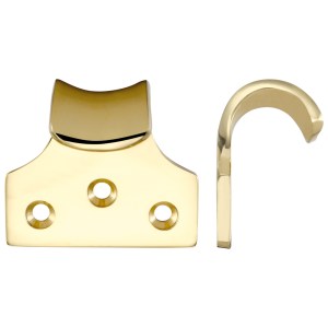 FULTON & BRAY Sash Lift - 51mm x 48mm - Heavy Duty Brass Finish / Anti Tarnish