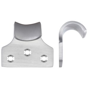 FULTON & BRAY Sash Lift - 51mm x 48mm - Heavy Duty Satin Chrome