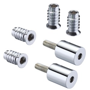 FULTON & BRAY Sash Stop 19mm - Bulk Packed Polished Chrome