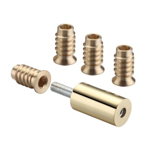 FULTON & BRAY Sash Stop 29mm - Bulk Packed Polished Brass