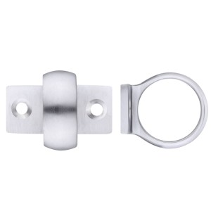 FULTON & BRAY Window Sash Ring Satin Chrome