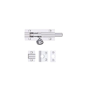 FULTON & BRAY Architectural Barrel Bolt 75mm x 30mm Polished Chrome
