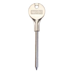 FULTON & BRAY Fulton and Bray Star Shape 65mm Rack Bolt Key Polished Chrome