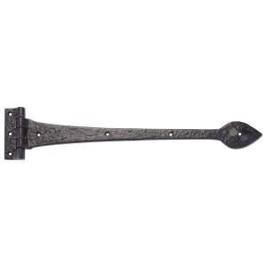 FOXCOTE FOUNDRIES T Hinge - 18" - Pair Black