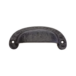 FOXCOTE FOUNDRIES Drawer Pull - 4.5" Black