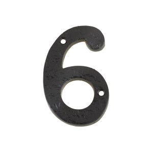 FOXCOTE FOUNDRIES Numeral - No. 6 & 9 - 4" Black