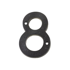 FOXCOTE FOUNDRIES Numeral - No. 8 - 4" Black