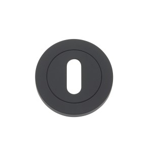 ROSSO MANIGLIE Rosso Maniglie Escutcheon - Standard Keyway - Oscuro Matt Black Oscuro Matt Black