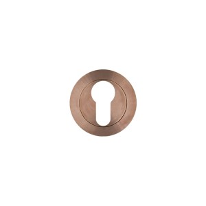 ROSSO TECNICA Euro Profile Escutcheon - Rosso - PVD Satin Bronze