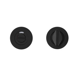 ROSSO TECNICA Turn & Indicator Release - Round Rose - Powder Coated Black