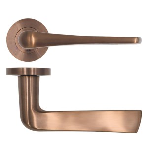 ROSSO TECNICA Como Lever on Round Rose - PVD Satin Bronze