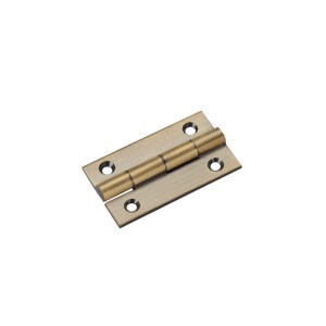TOP DRAWER FITTINGS Solid Drawn Brass Butt Hinge - 38 x 22 x 1.3mm Florentine Bronze