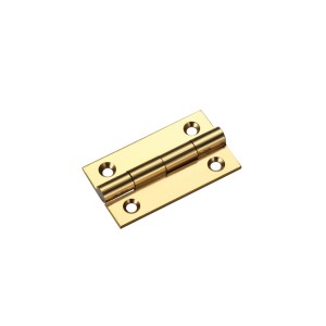 TOP DRAWER FITTINGS Solid Drawn Brass Butt Hinge - 38 x 22 x 1.3mm Polished Brass