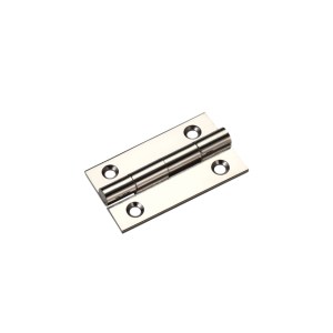 TOP DRAWER FITTINGS Solid Drawn Brass Butt Hinge - 38 x 22 x 1.3mm Polished Nickel