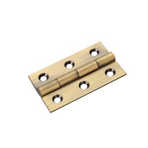 TOP DRAWER FITTINGS Solid Drawn Brass Butt Hinge - 50 x 28 x 1.5mm Florentine Bronze