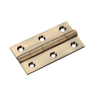 TOP DRAWER FITTINGS Solid Drawn Brass Butt Hinge - 64 x 35 x 2mm Florentine Bronze